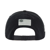 Casquette ajustable Hitch pour homme, modèle 47, noir, Washington Capitals OHT, appréciation militaire, honneur et défense de la patrie