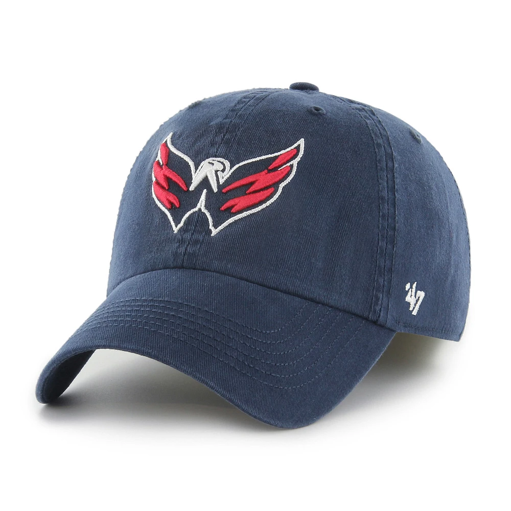 Casquette Flex Franchise classique des Capitals de Washington '47 bleu marine pour homme