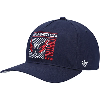 Casquette Snapback Reflex Hitch des Washington Capitals '47 bleu marine pour homme