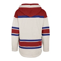 Chandail à capuchon lacets '47 Oatmeal Washington Capitals Rockaway pour hommes