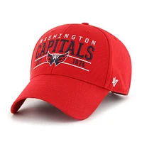 Casquette réglable MVP Centerline des Washington Capitals '47 rouge pour homme