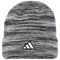 Bonnet en tricot à revers chiné Washington Capitals adidas noir/blanc pour homme