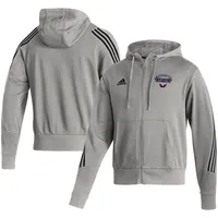 Washington Capitals adidas Fashion Full-Zip Hoodie - Heathered Gray