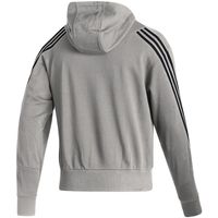 Men's adidas Heathered Gray Washington Capitals Fashion Full-Zip Hoodie