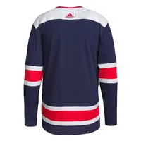 Maillot Alternate des Washington Capitals Adidas pour Homme - Bleu Marine Primegreen Authentique