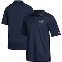 Men's adidas Navy Washington Capitals Game Day climalite Polo