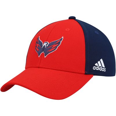 Men's adidas Red/Navy Washington Capitals Team Adjustable Hat