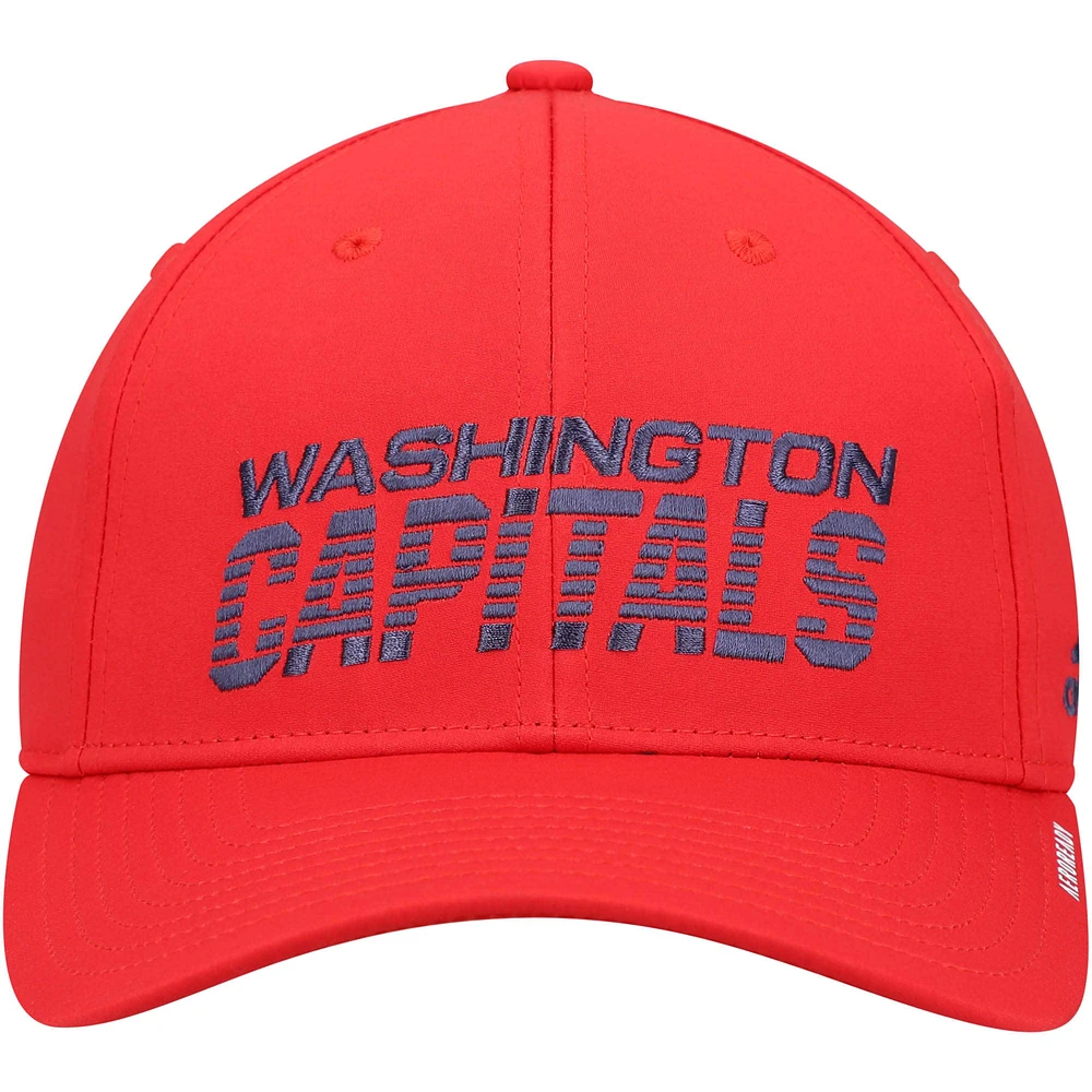 Men's adidas Red Washington Capitals 2021 Locker Room AEROREADY Flex Hat