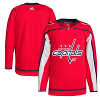 Adidas rouge Washington Capitals domicile pour hommes - Maillot authentique Primegreen