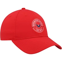 Casquette ajustable rouge Washington Capitals Team Circle Slouch adidas pour hommes