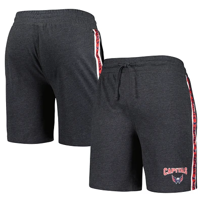 Concepts Sport - Short à rayures pour homme des Capitals de Washington, anthracite