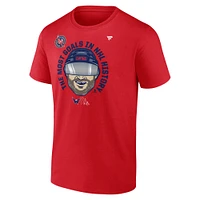 Men's Fanatics Alexander Ovechkin Athletic Red Washington Capitals NHL All-Time Leading Goal Scorer Caricature T-Shirt
