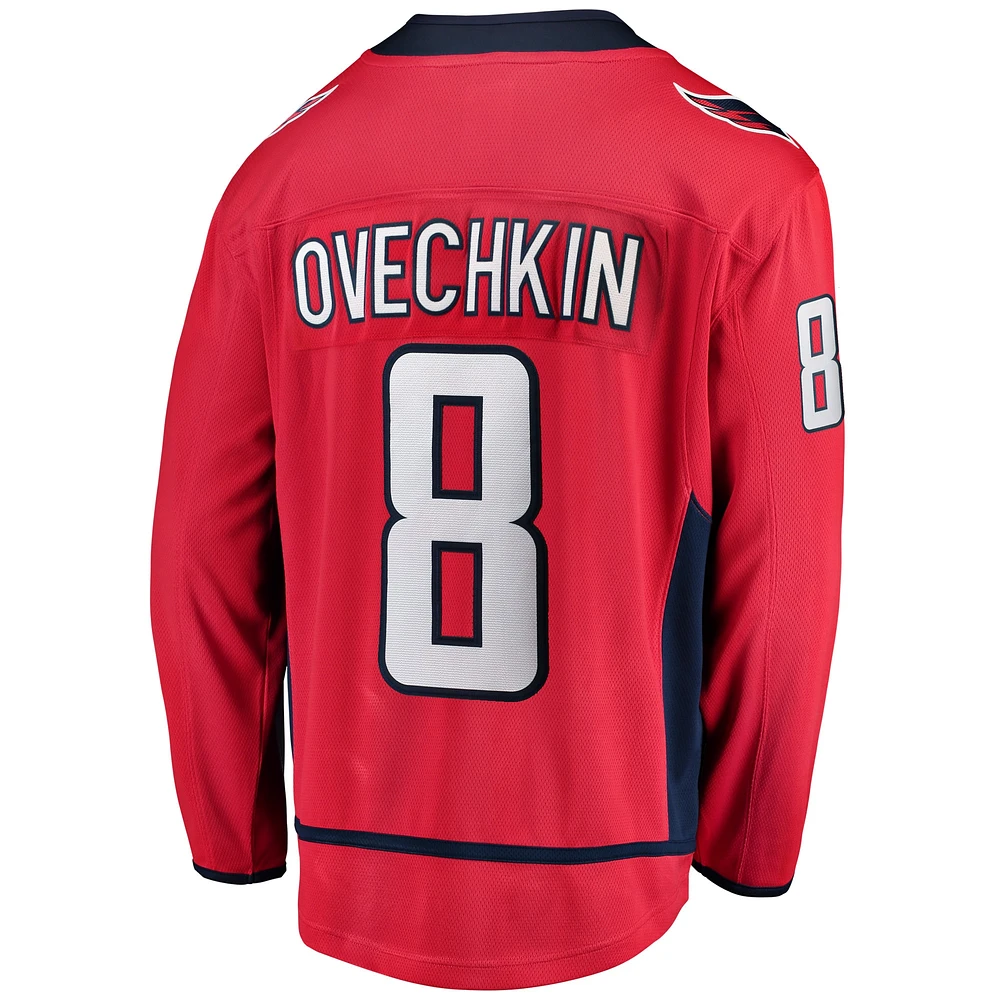 Fanatiques pour hommes de marque Alexander Ovechkin Red Washington Capitals Breakaway - Maillot joueur