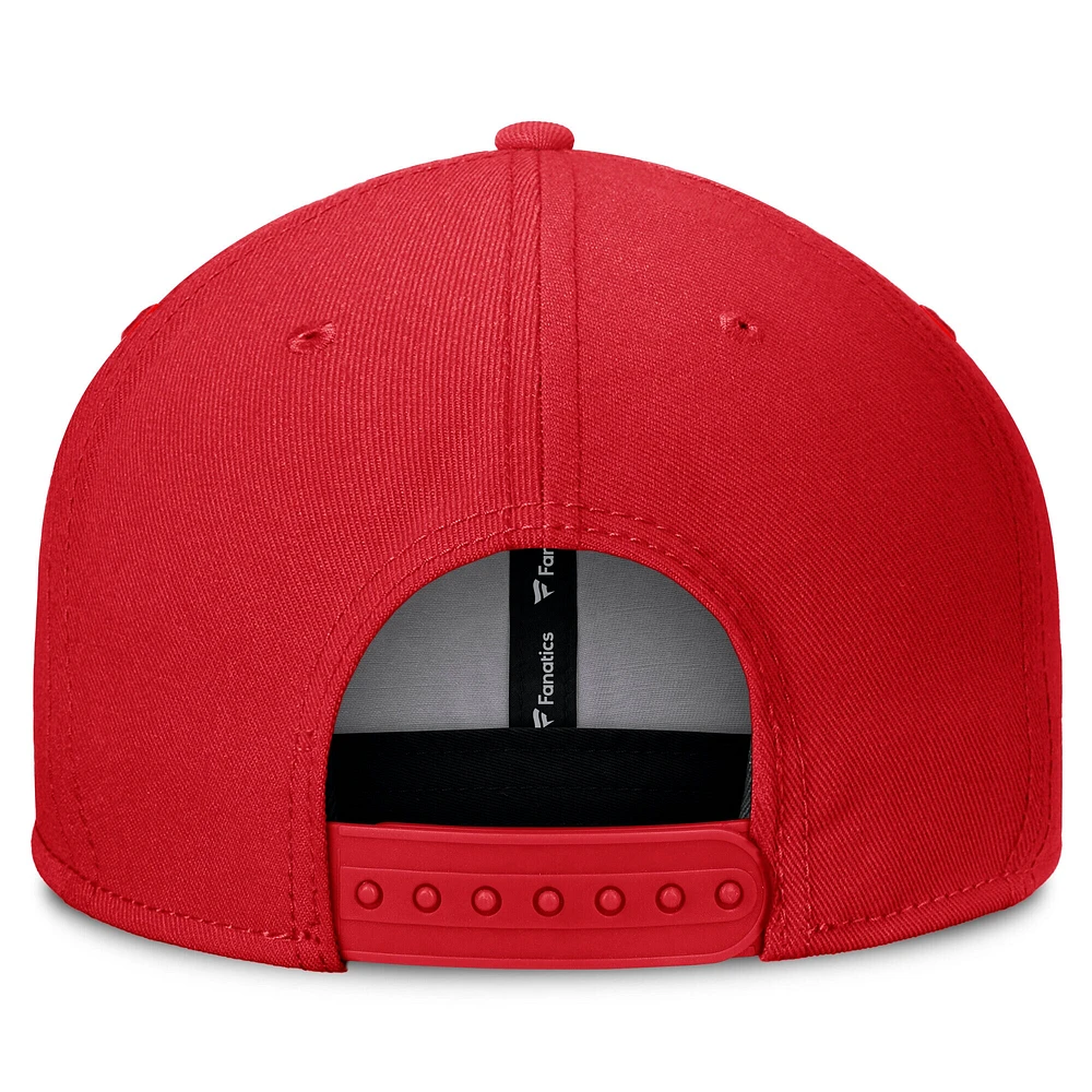 Men's Fanatics Alexander Ovechkin Red Washington Capitals NHL All-Time Leading Goal Scorer Snapback Hat