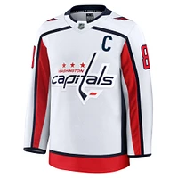 Maillot extérieur blanc de qualité supérieure Alexander Ovechkin Fanatics pour homme des Washington Capitals