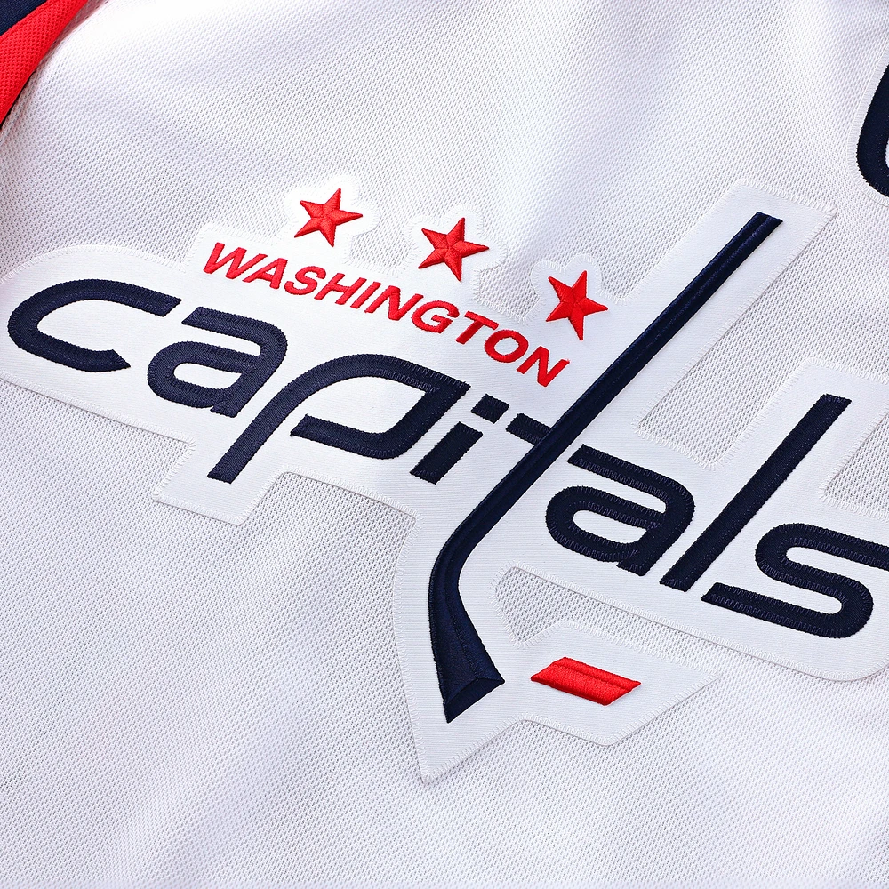 Maillot extérieur blanc de qualité supérieure Alexander Ovechkin Fanatics pour homme des Washington Capitals