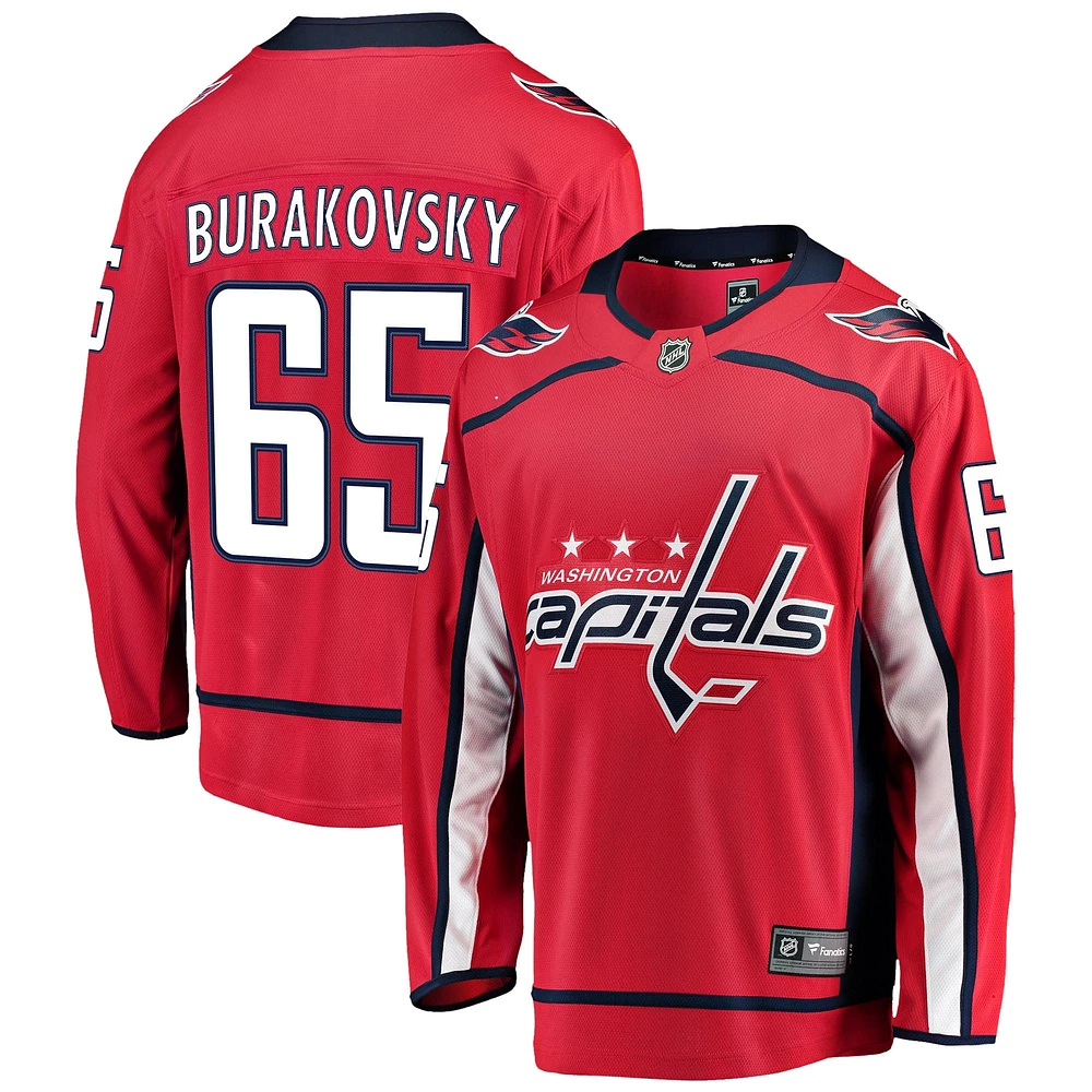 Men's Fanatics Andre Burakovsky Red Washington Capitals Breakaway Home Player Jersey