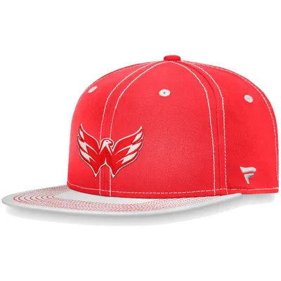 Washington Capitals Fanatics Branded True Classic Retro Adjustable Hat - Red