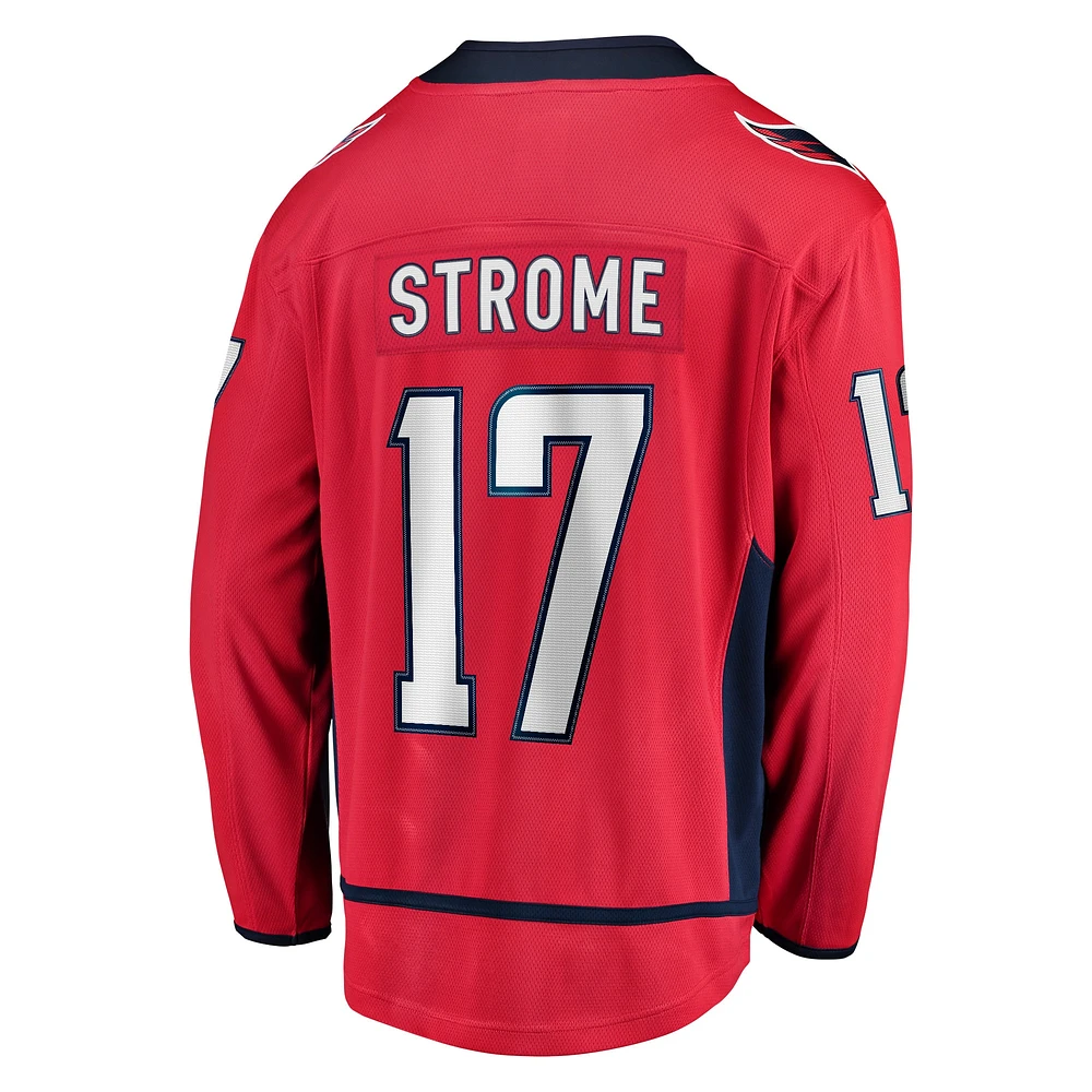 Men's Fanatics Dylan Strome Red Washington Capitals Home Breakaway Player Jersey