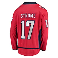 Men's Fanatics Dylan Strome Red Washington Capitals Home Breakaway Player Jersey