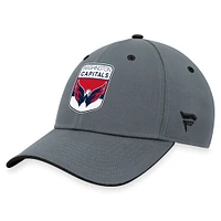 Men's Fanatics  Gray Washington Capitals Authentic Pro Home Ice Flex Hat