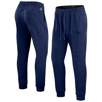 Pantalon de survêtement authentique Pro Road Jogger Fanatics pour hommes, bleu marine chin