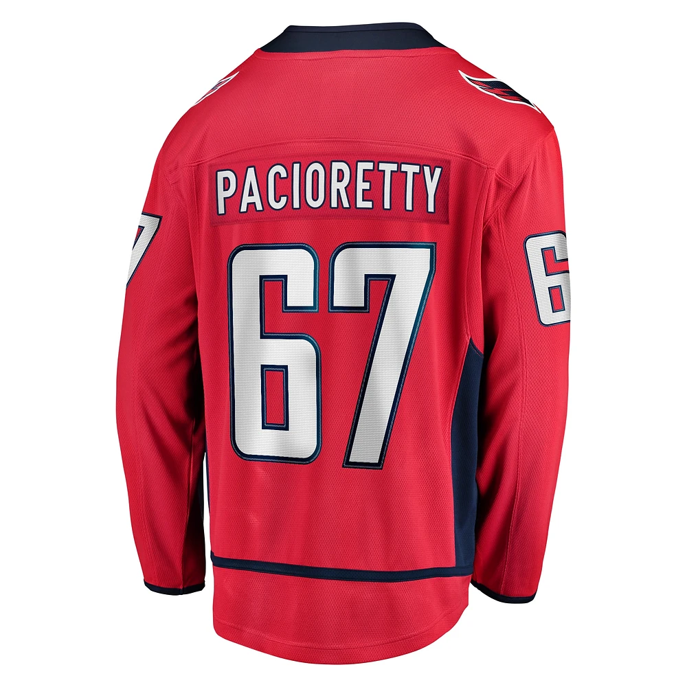 Men's Fanatics Max Pacioretty Red Washington Capitals Home Breakaway Player Jersey