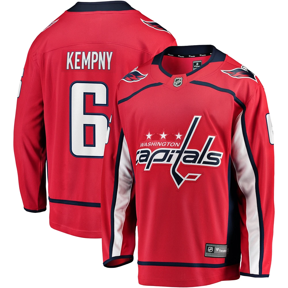 Fanatiques pour hommes de marque Michal Kempny Red Washington Capitals Home Breakaway Player - Maillot