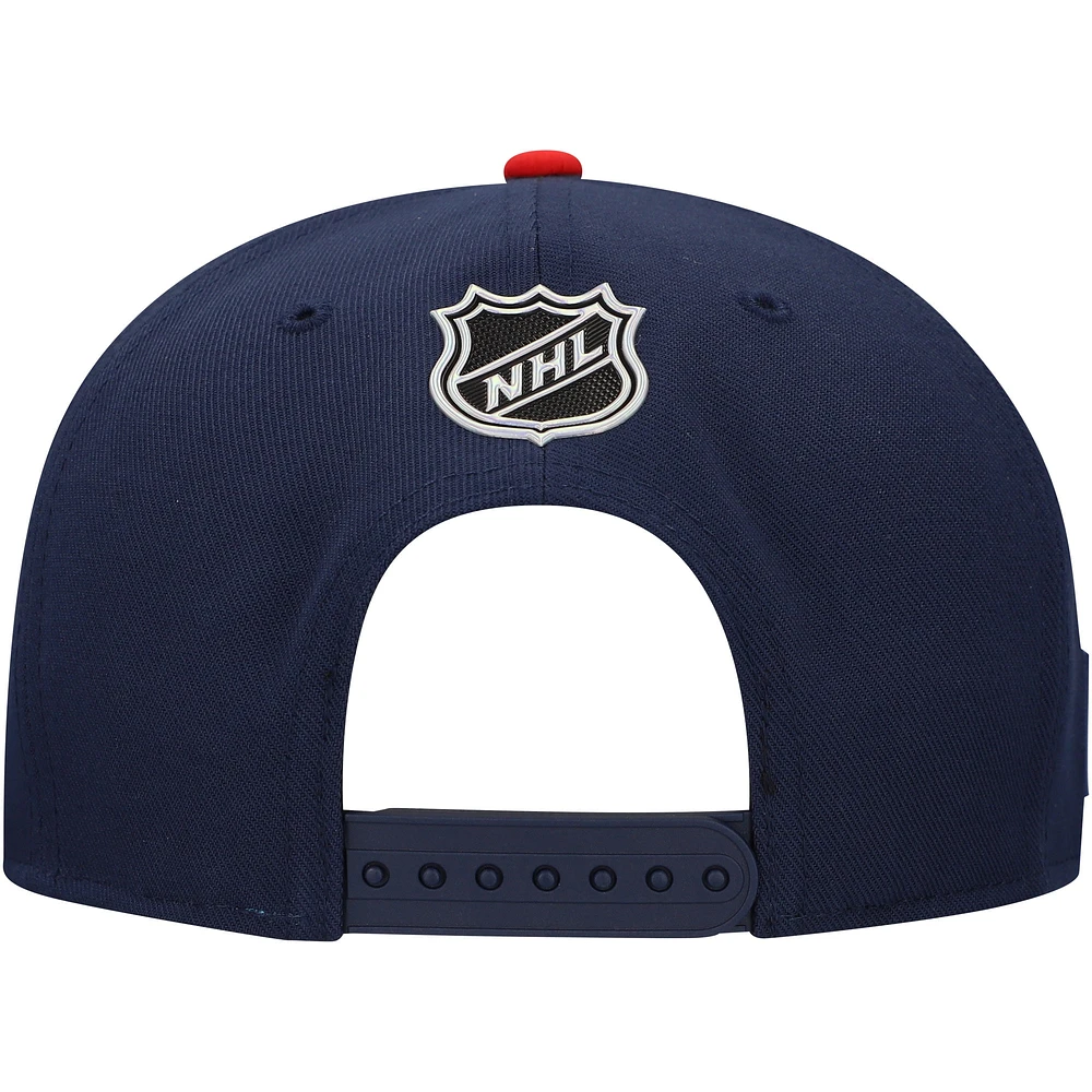 Men's Fanatics Navy/Red Washington Capitals 2025 NHL Draft Snapback Hat