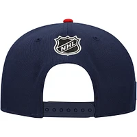 Men's Fanatics Navy/Red Washington Capitals 2025 NHL Draft Snapback Hat