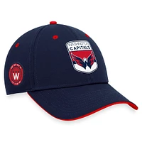 Casquette flexible de repêchage la LNH 2023 Washington Capitals Fanatics pour hommes, bleu marine