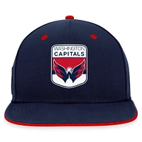 Casquette Snapback de repêchage de la LNH 2023 des Capitals de Washington Fanatics pour hommes, bleu marine