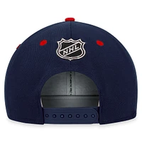 Casquette Snapback de repêchage de la LNH 2023 des Capitals de Washington Fanatics pour hommes, bleu marine