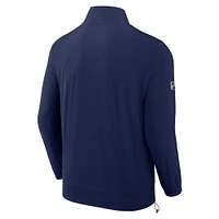 Men's Fanatics  Navy Washington Capitals Authentic Pro Rink Coaches Full-Zip Jacket
