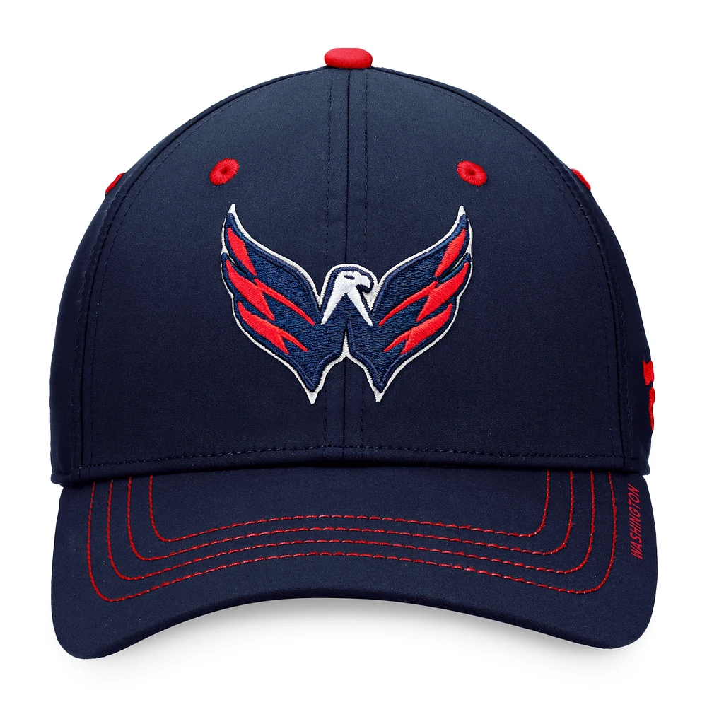 Men's Fanatics Navy Washington Capitals Authentic Pro Rink Flex Hat