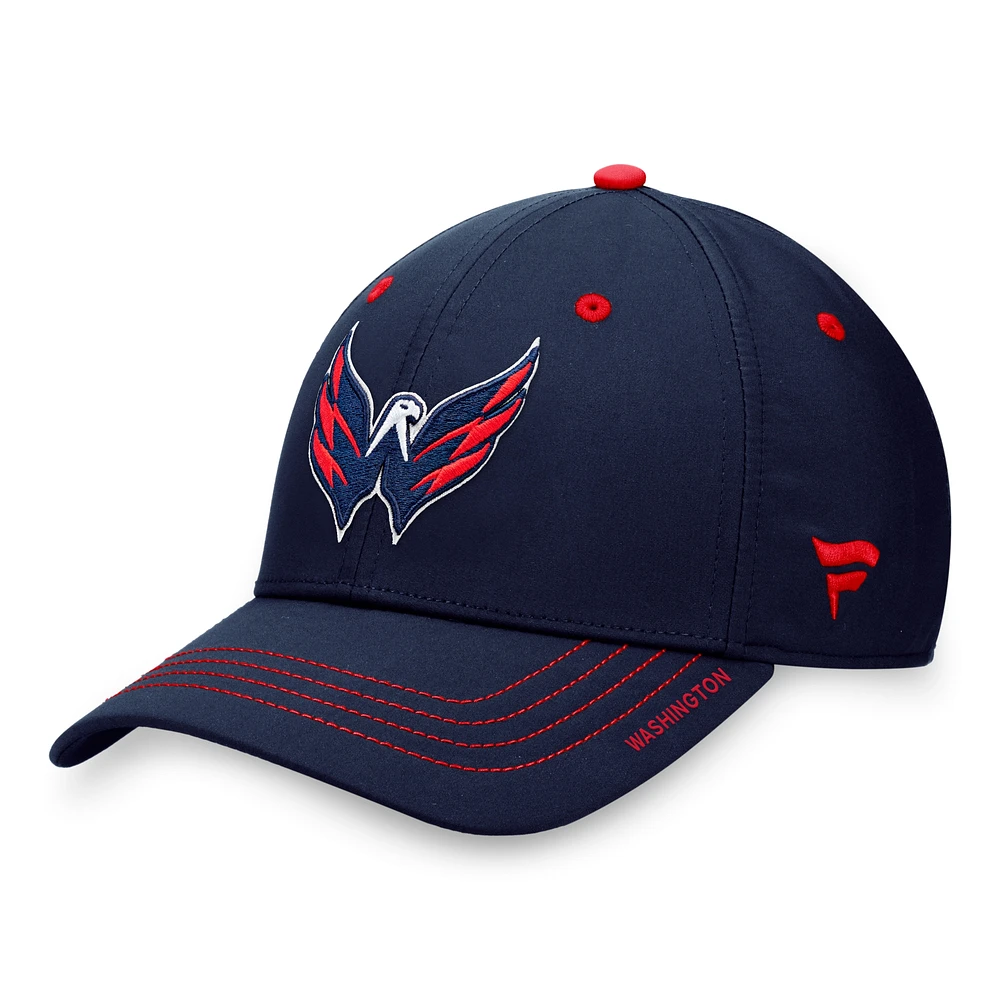 Men's Fanatics Navy Washington Capitals Authentic Pro Rink Flex Hat