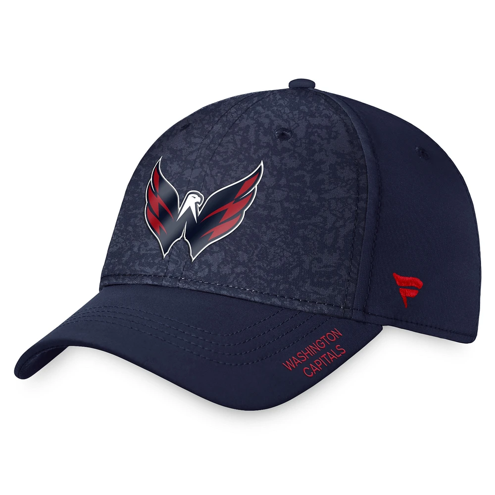 Men's Fanatics  Navy Washington Capitals Authentic Pro Rink Flex Hat