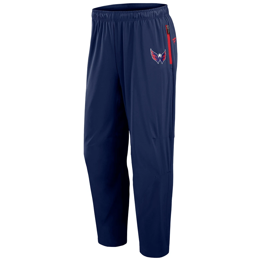 Pantalon de patinoire authentique Fanatics Navy Washington Capitals pour homme