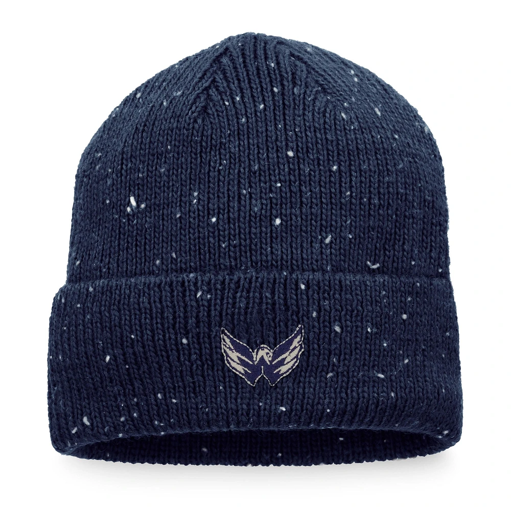 Bonnet en tricot à revers Pinnacle Authentic Pro Rink Fanatics Navy Washington Capitals pour hommes