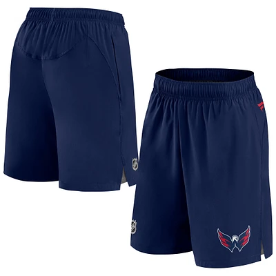 Men's Fanatics Navy Washington Capitals Authentic Pro Rink Shorts