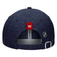 Casquette ajustable authentique Pro Road Fanatics pour hommes, bleu marine, Washington Capitals