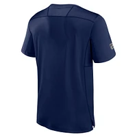 T-shirt authentique Pro Tech Fanatics pour hommes, bleu marine