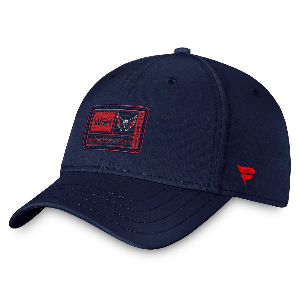 Men's Fanatics  Navy Washington Capitals Authentic Pro Training Camp Flex Hat