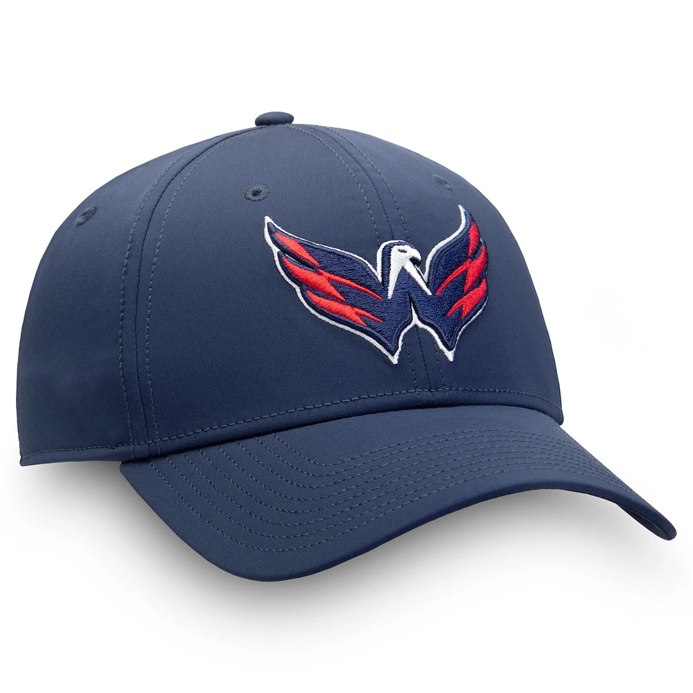 Casquette Fanatics Navy Washington Capitals Core Elevated Speed ​​Flex pour hommes