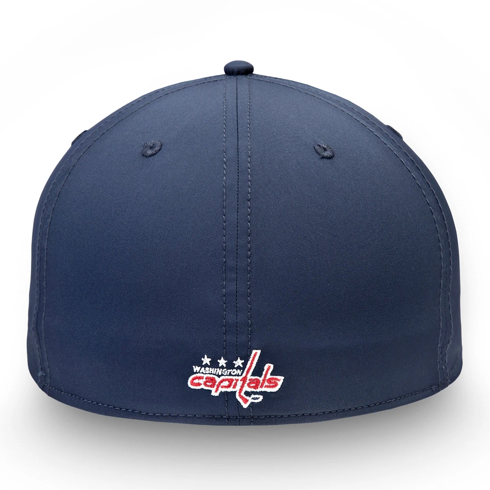 Casquette Fanatics Navy Washington Capitals Core Elevated Speed ​​Flex pour hommes