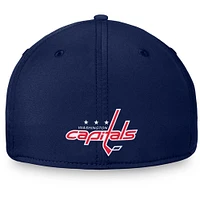 Casquette flexible avec logo principal Fanatics pour hommes, bleu marine, Washington Capitals Core