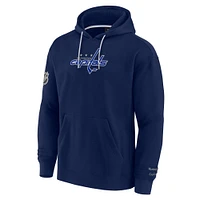 Sweat à capuche enfiler Fanatics pour homme, bleu marine, Washington Capitals Elements Pace