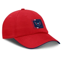 Men's Fanatics Red/Navy Washington Capitals Authentic Pro Ripstop Adjustable Hat