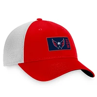 Men's Fanatics Red/White Washington Capitals Authentic Pro Rink Trucker Snapback Hat