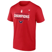 Men's Fanatics  Red Washington Capitals 2025 Metropolitan Division Champions T-Shirt